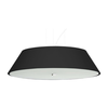 Sollux SL.0766 - Luster na sajli VEGA 5xE27/60W/230V, prečnik 60 cm, crni