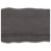 Vidaxl Mizna plošča te. rjava 80x60x(2-4) cm obdelana trdna hrastovina