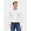 Tommy Jeans Majica z dolgimi rokavi DM0DM04409 Bela Slim Fit