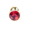 Gardj Europe Plug-Jewellery Gold PLUG – rdeč