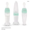 Kikka Boo Silikonska flašica sa kašičicom 90ml Rocket Mint