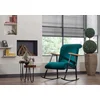 Atelier del Sofa Fotelja za ljuljanje Yoka Petrolej