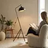 Opviq Podna lampa, Crna