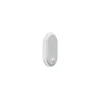 LED spoljašnje zidno svetlo sa senzorom OVAL LED/10W/230V IP65 bela