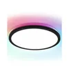 Brilagi - LED RGBW prigušiva stropno svetlo VIBE LED/24W/230V 3000-6500K crno + daljinski upravljač