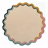 Ročno tkana volnena okrogla preproga v naravni barvi o 180 cm Leo Scallop – Flair Rugs