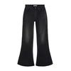 LEVIS Kavbojke Puddle Snap Flare črn denim
