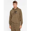 New Balance Jopa Essentials Stacked Logo French Terry Hoodie MT31537 Rjava Regular Fit