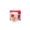 Duo Porcelanasta skodelica XXL 650 ml - Medvedek z baloni Valentinovo darilo