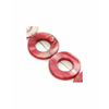 Sedefna perla krug 20 mm crvena niska