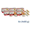 Schesir Multipac Dog - Piletina I Govedina 4x85g - 2.04 kg