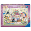 Ravensburger Puzzle - Življenje norih mačk 1000 kosov