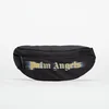 Torbica za pas Palm Angels Kids Blurred Logo Fannypack Black/ Ocher Yellow Universal