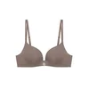 GOD SAVE QUEENS Nedrček Second Skin Teardrop Push Up Bra rjava