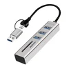 slomart 3x USB 3.0 Hub s čitalnikom kartic