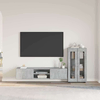 Set TV komoda FLORIN 3 kom. Betonski sivi Konstruirano drvo