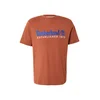 TIMBERLAND Majica ESTABLISHED 1973 mornarska / rjasto rjava / bela