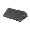 LC POWER USB hub 3.0 LC-hub-ALU-2B-4 aluminijum sivi