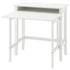 GULLABERG Sklopna pisalna miza, bela, 84x41/91x85 cm