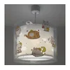 Dalber 41762E - Dečiji luster KAWAII FRIENDS 1xE27/15W/230V siva