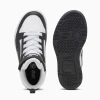 PUMA Rebound V6 Mid Sneakers Kids, White/Black/Shadow Grey