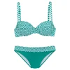 JETTE Bikini  siva / bela
