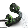Creature Cocks Spitting Serpent Silicone Enema Snake Green