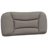 Vidaxl Blazina za vzglavje Hvar taupe 90 cm blago
