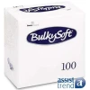 BulkySoft salveta bela 33x33cm 100/1 2sl (20 pak) ( 154-C32980E20 )