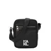 Karl Lagerfeld Torba za čez ramo črna/bela
