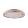 LED stropno svetlo za kupatilo LED/24W/230V prečnik 39 cm IP44 hrast