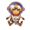 Prestige Balon astronaut majmun 92cm