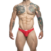 Justin+Simon Classic Tanga Red M