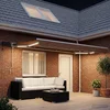 Ručni okvir tende s LED-ima Pijesak 4 × 3,5 m
