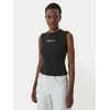 Tommy Jeans Top DW0DW22577 Črna Slim Fit