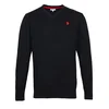 U.S. POLO ASSN. Pulover  rdeča / črna