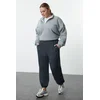 Trendyol Curve Indigo Loose Jogger Modal Knitted Sweatpants