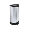 Curver Kanta Deco Bin, 40 l, Srebrna