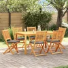 Sklopiva stolica s jastukom 6 pcs Siva 49 x 57,5 x 92 cm