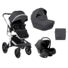 Kikka Boo Kolica Irene premium 3in1 set sa I-SIZE autosedištem i tvrdom korpom Dark Grey ( KKB11252 )