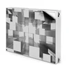 tulup.si Pokrov za radiator PVC Sive ploščice 110x60 cm