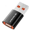 OTG adapter Techsuit HyperPort A5 USB-C v USB-A 6A, 5Gbps - oranžen