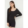 Majica z dolgimi rokavi lounge Calvin Klein Underwear črna barva