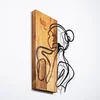 Atelier Del Sofa Zidna dekoracija Woman Body, 35x3x50 cm, Smeđe boje