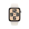 Apple Watch SE GPS 40mm Starlight Aluminium Case with Starlight Sport Band - S/M