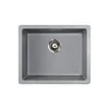 Metalac X Quadro U50 Podgradna sudopera, Grafit, fi 90, 570×470 mm