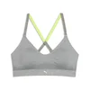 PUMA Womens Sport Bralette, Clothing, Middle Grey Melange, S