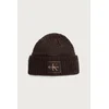 Calvin Klein beanie kapa ženska z dodatkom volne
