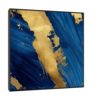 Canvas Slika na platnu Plava mašta, 30x30cm, Sa ramom, Crni