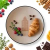 ZAJTRK KROŽNIK SLADICE KROŽNIK O19,5 CM KERAMIČNI SERVIRNI KROŽNIK